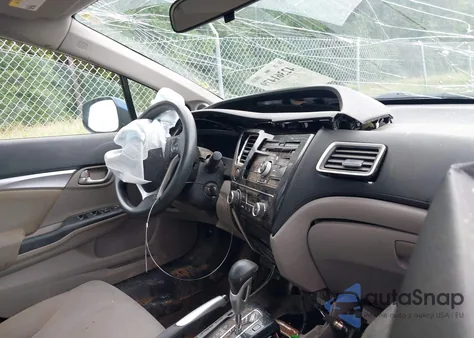 2013 Honda Civic Ex из США, поврежденный, VIN 19XFB2F80DE086923